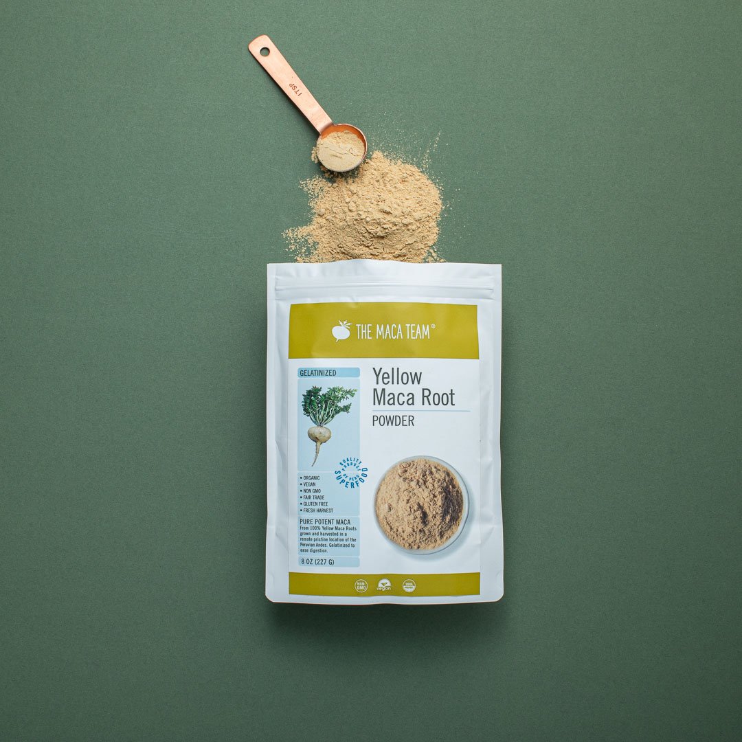 Gelatinized yellow maca powder - Shop TheMacaTeam.com.