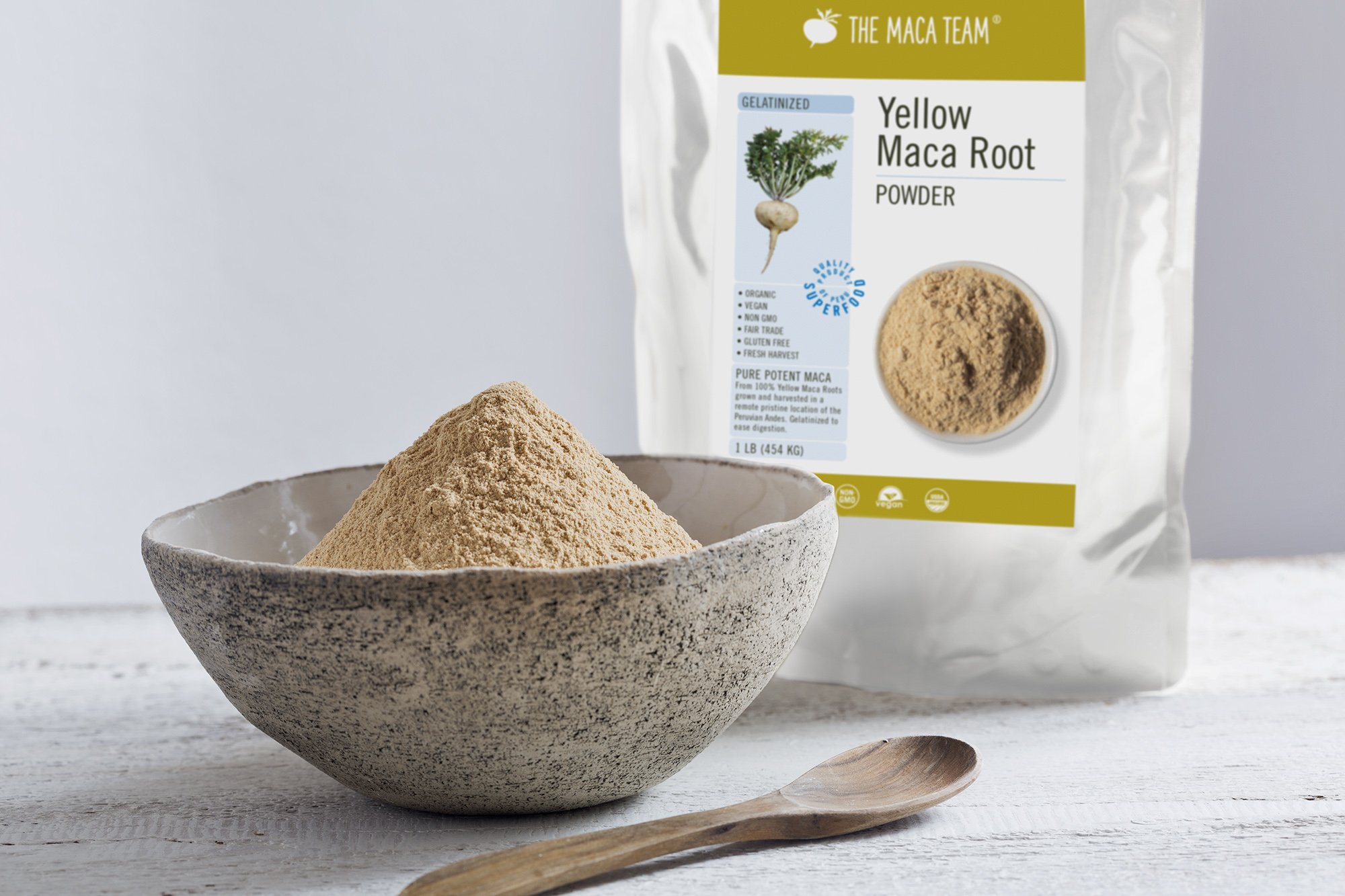 Gelatinized yellow maca powder - Shop TheMacaTeam.com. 